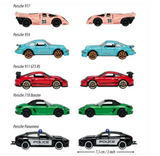 Majorette Porsche Edition Diecast Car Gift Pack – Set of 5 Porsche Model Cars | Premium Metal Collectible Vehicles with Opening Parts