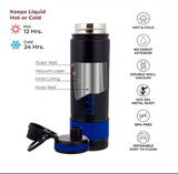 Dubblin Trump 1000 Stainless Steel Water Bottle – 1000ml, Hot 12Hrs Cold 24Hrs, BPA Free