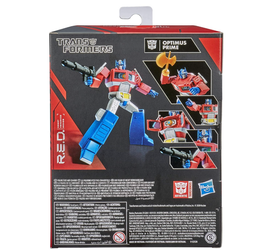 Transformers R.E.D. Optimus Prime Figure