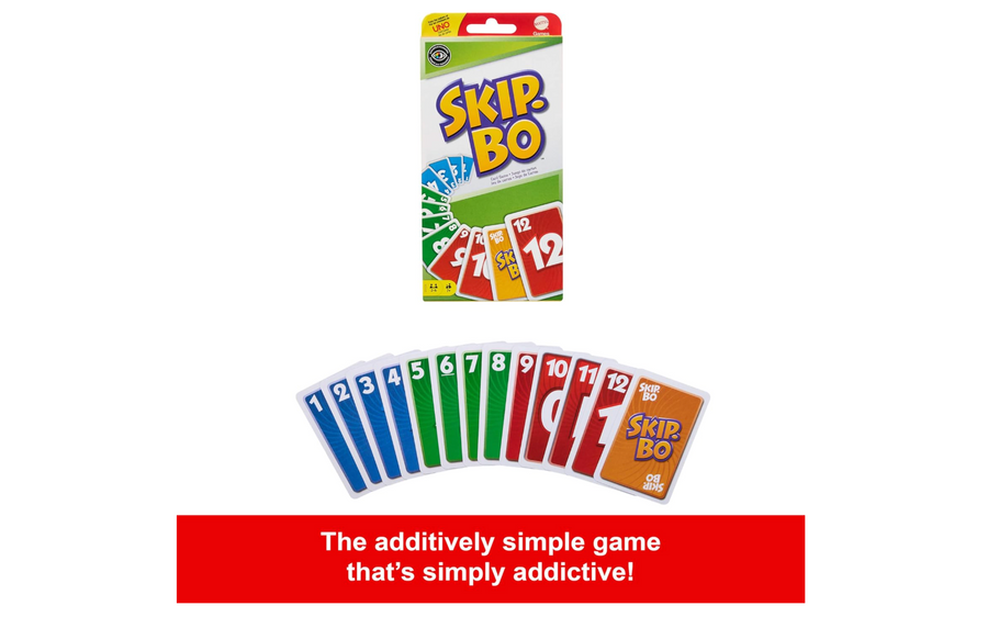 Skip-Bo Card Game by Mattel