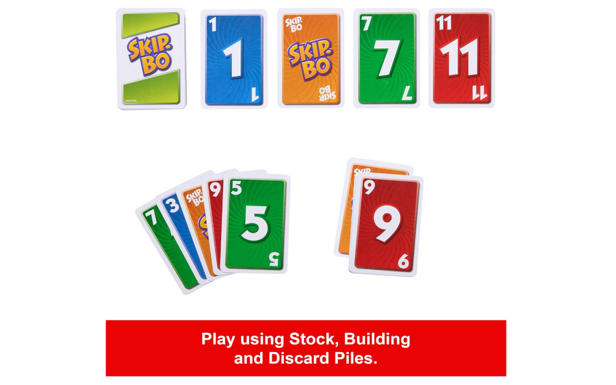 Skip-Bo Card Game by Mattel