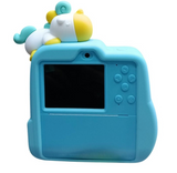 Blue Unicorn Kids Instant Print Camera - HD Digital Camera for Girls
