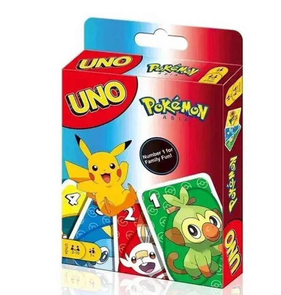 UNO Pokémon Asia Edition Card Game – Family Fun for 2-10 Players | Ages 7+