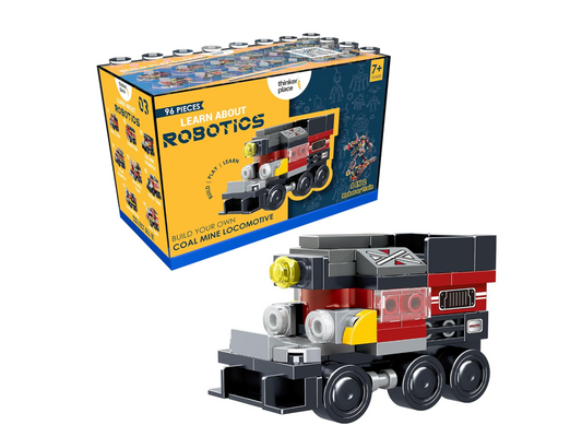 Learn About Robotics – Build Your Own Train Kit (8-in-2 Robot/Train, 7+ Years)