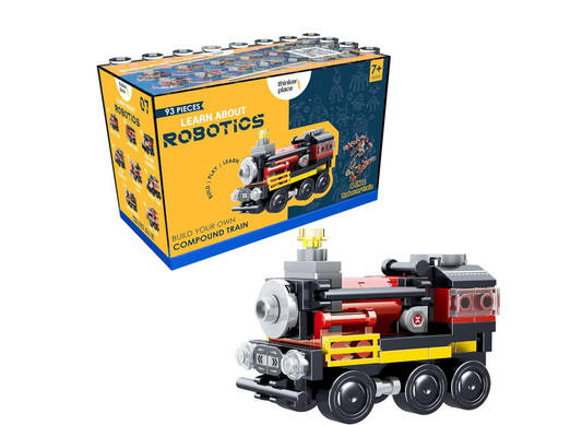 Learn About Robotics – Build Your Own Train Kit (8-in-2 Robot/Train, 7+ Years)