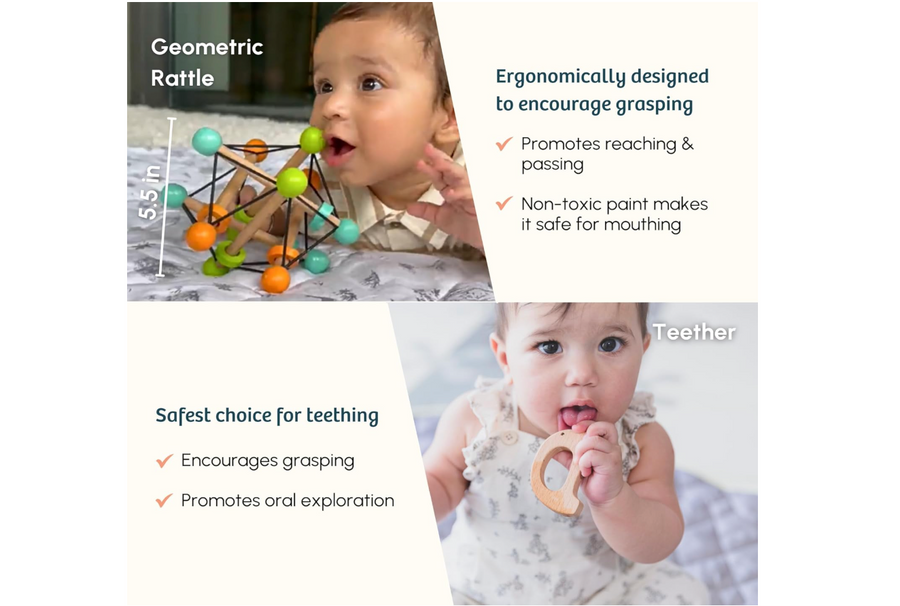 Montessori Box for Newborns – Play & Learn Kit (3 Months+)