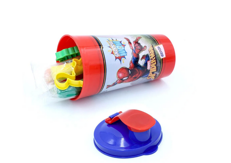 Skoodle Spider-Man Tumbler with Dough Set