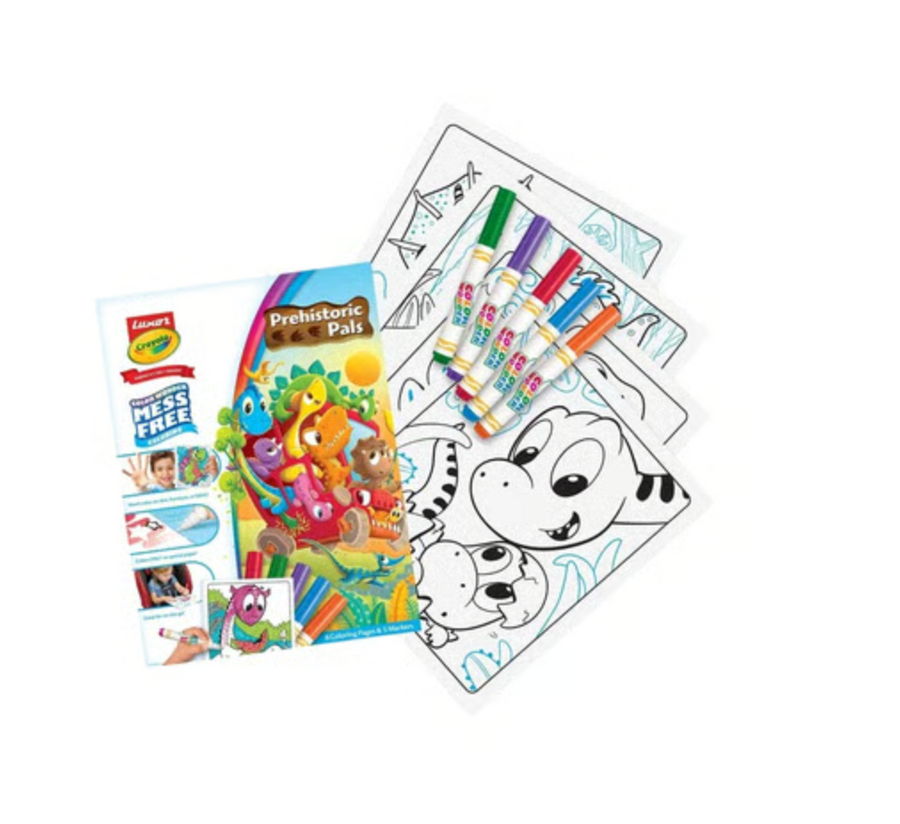 Crayola Color Wonder Prehistoric Pals | Mess-Free Coloring Set for Kids