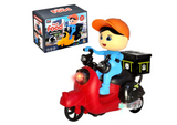 Fast Food Motorcycle Toy for Kids – Bump and Go Musical Tricycle