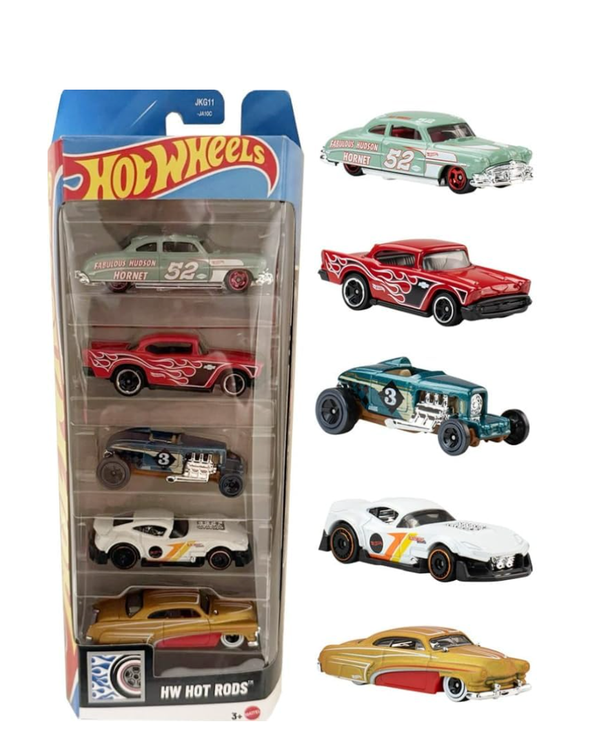 Hot Wheels HW Hot Rods 5-Car Set