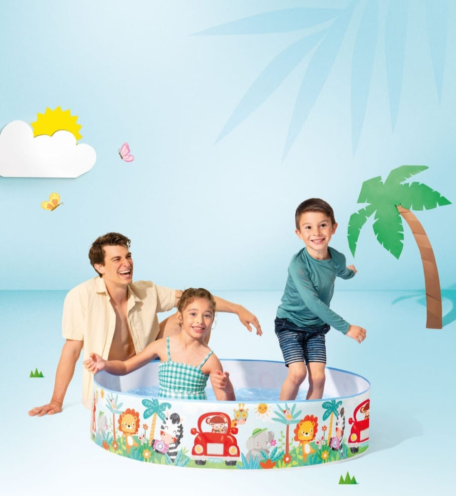 Intex Wet Set Safari Snapset Kids Pool – 122cm x 25cm (4' x 10")