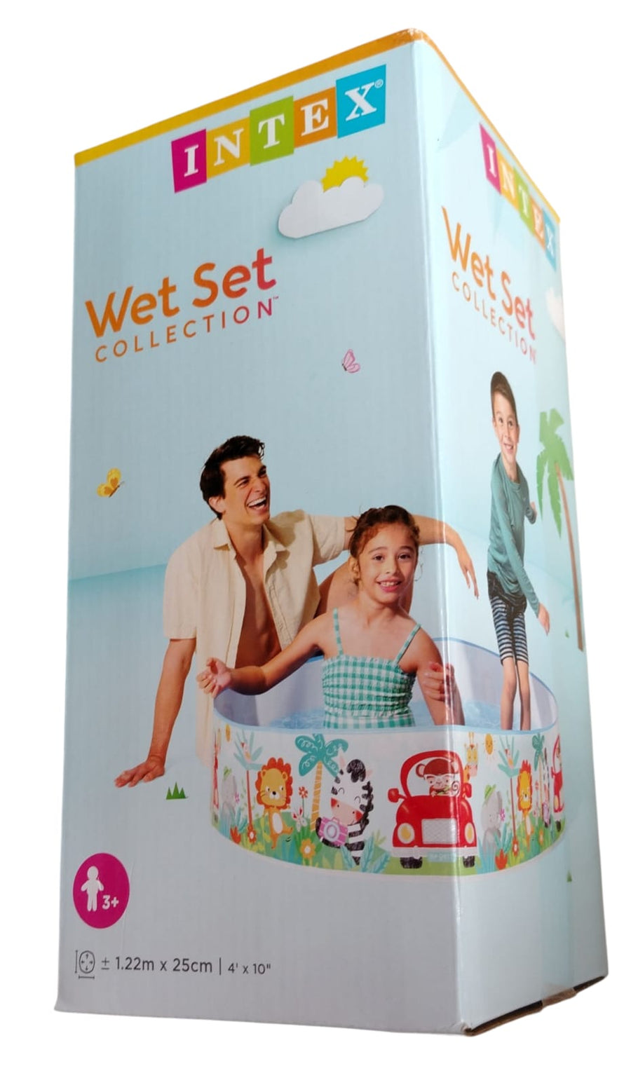 Intex Wet Set Safari Snapset Kids Pool – 122cm x 25cm (4' x 10")