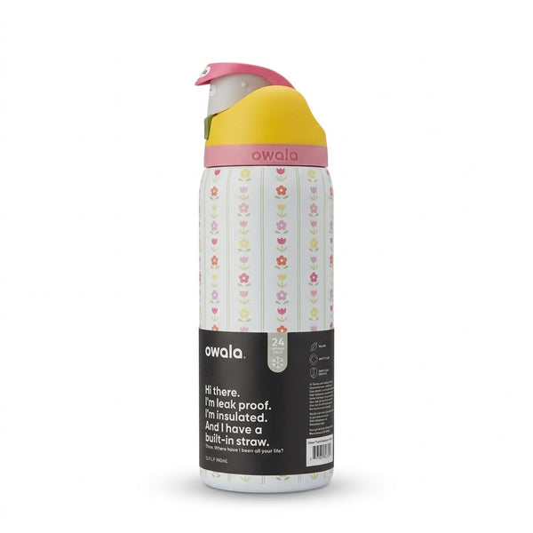 Owala FreeSip Insulated Water Bottle 24oz – Floral Garden