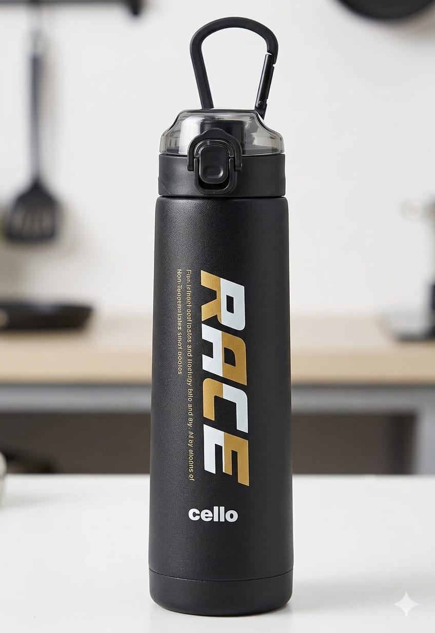Cello Puro Steel-X Race 600 Insulated Water Bottle 560ml