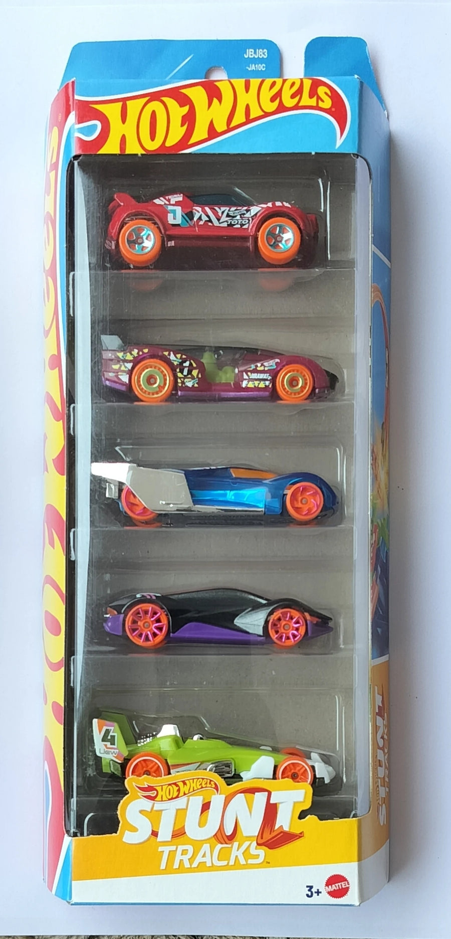Hot Wheels Stunt Tracks 5-Car Set