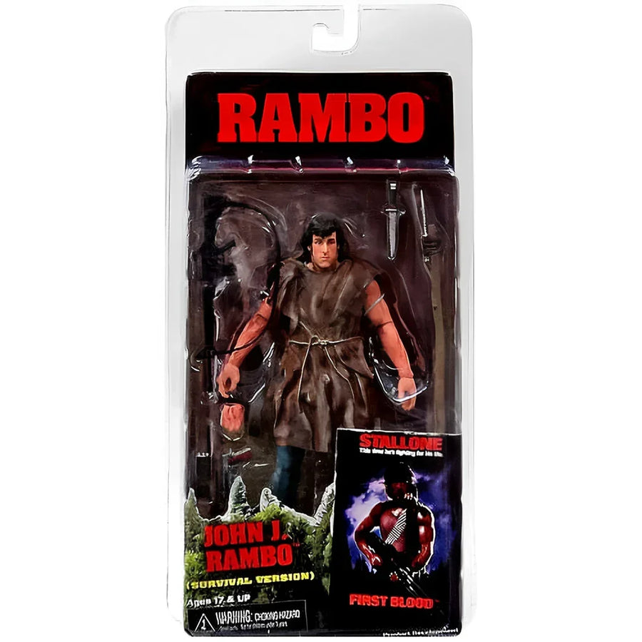 NECA Rambo – John J. Rambo Survival Version Action Figure (First Blood)