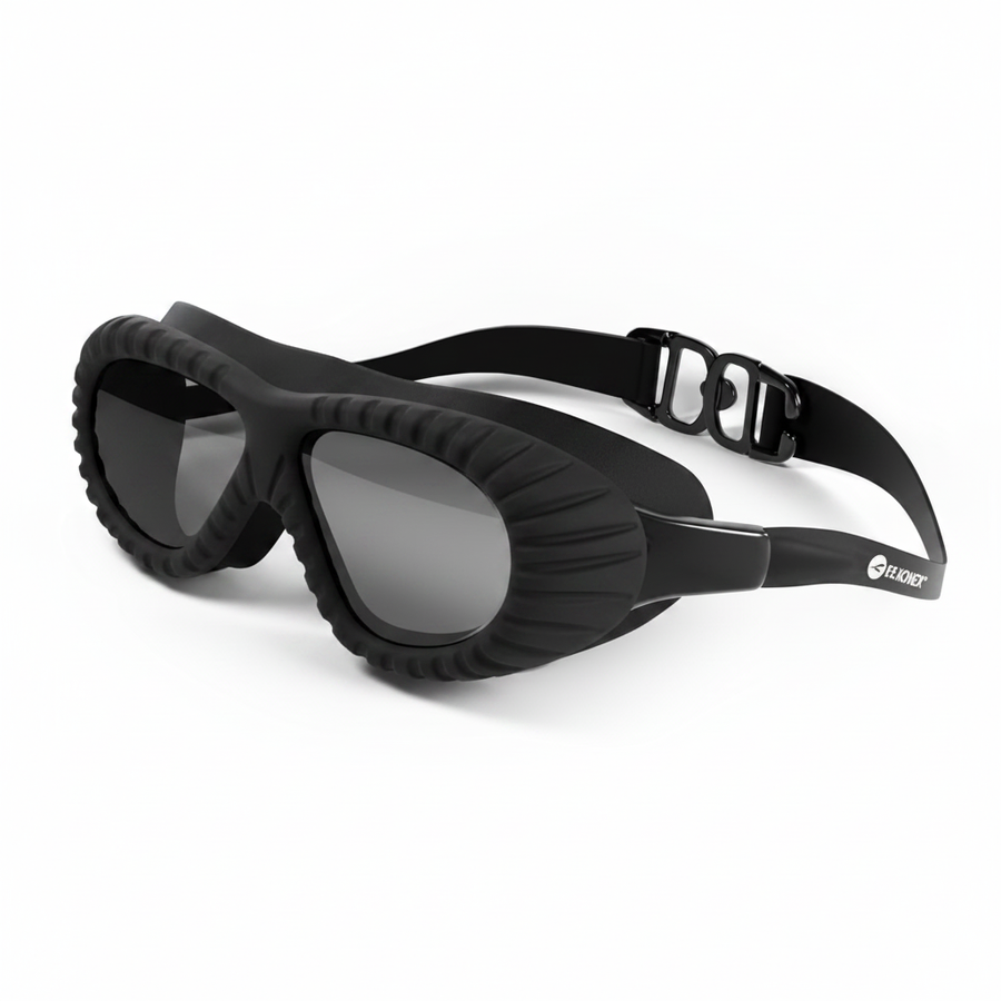 Konex Swimming Goggles - Black Generated