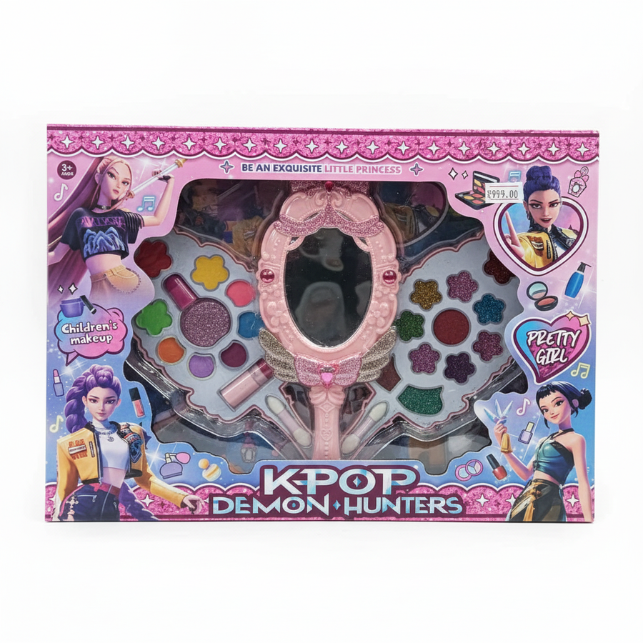 K-Pop Demon Hunters makeup kit product shot on white background
