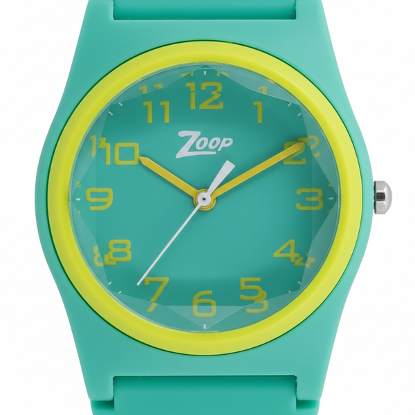 Zoop Teal Watch - Dial Close-up