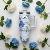 Stanley Blue Floral - Flat Lay