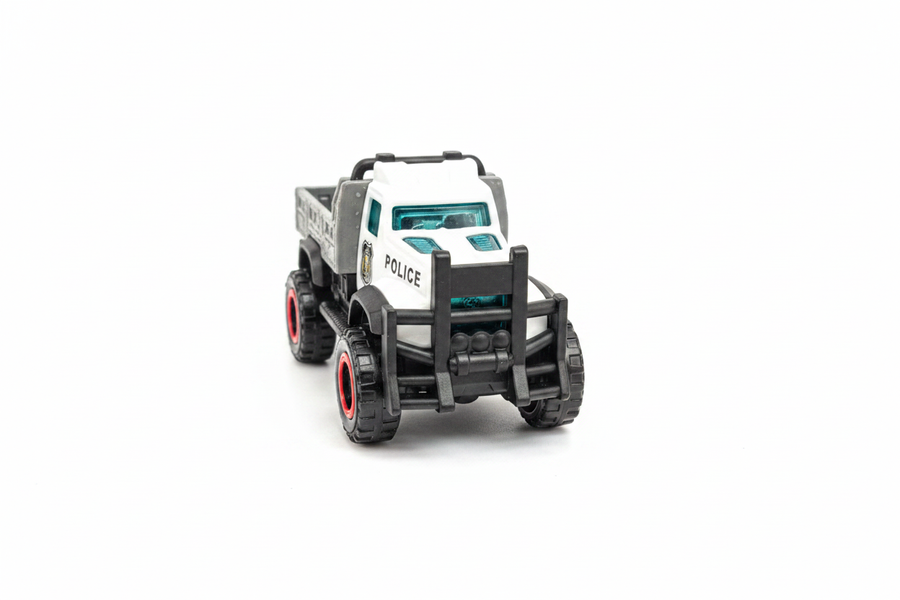 Style B Police Utility Truck front view white background