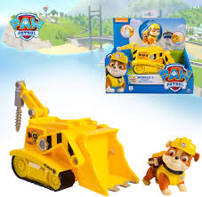 PAW Patrol Rubble's Bulldozer Vehicle & Figure