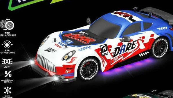 Aparna Dares RC Drift Car 4WD 40KM/H with LED & ESP Gyroscope