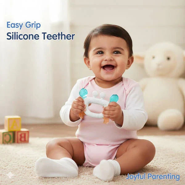 Crab Easy Grip Silicone Teether