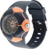 Zoop Football Kids Analog Watch – Black & Orange