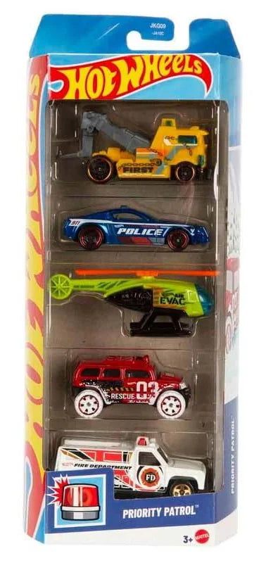 Hot Wheels Priority Patrol 5-Car Set