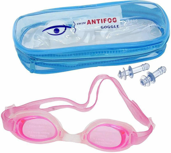 Water World Anti-Fog Swimming Goggle Set – 4 Colours